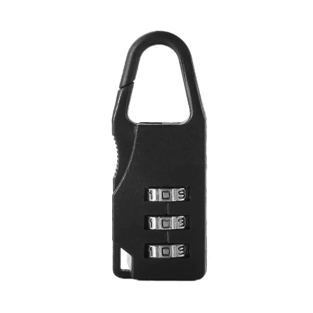 serrure à combinaison de valise à chiffres, mini cadenas à combinaison antivol en plastique, serrure à combinaison pour sac à dos de sécurité à 3 chiffres