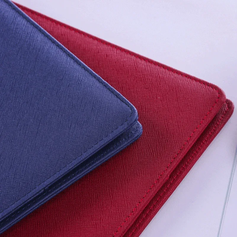 portefeuille personnalisé gratuit, porte-documents a4, bloc-notes en papier, sac à documents d'affaires portable, porte-carte d'identité à la mode, nouveau style, 30 feuilles