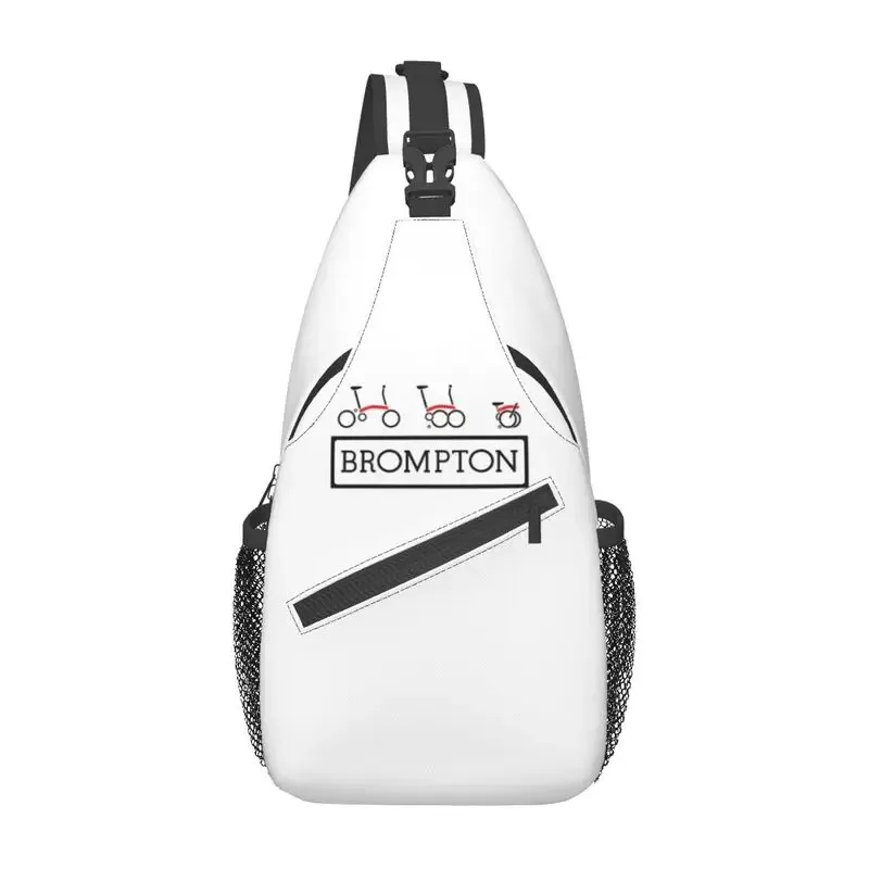 bromptons-sac à bandoulière de vélo pour homme, sac à dos à bandoulière poitrine, sac à dos de voyage, mode initiée