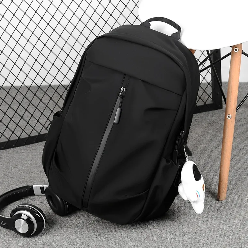 Sac à dos Durable pour hommes, résistant à l'eau, grande capacité, sac d'affaires et d'étudiant décontracté avec compartiment pour ordinateur portable, sac à dos pour l'école