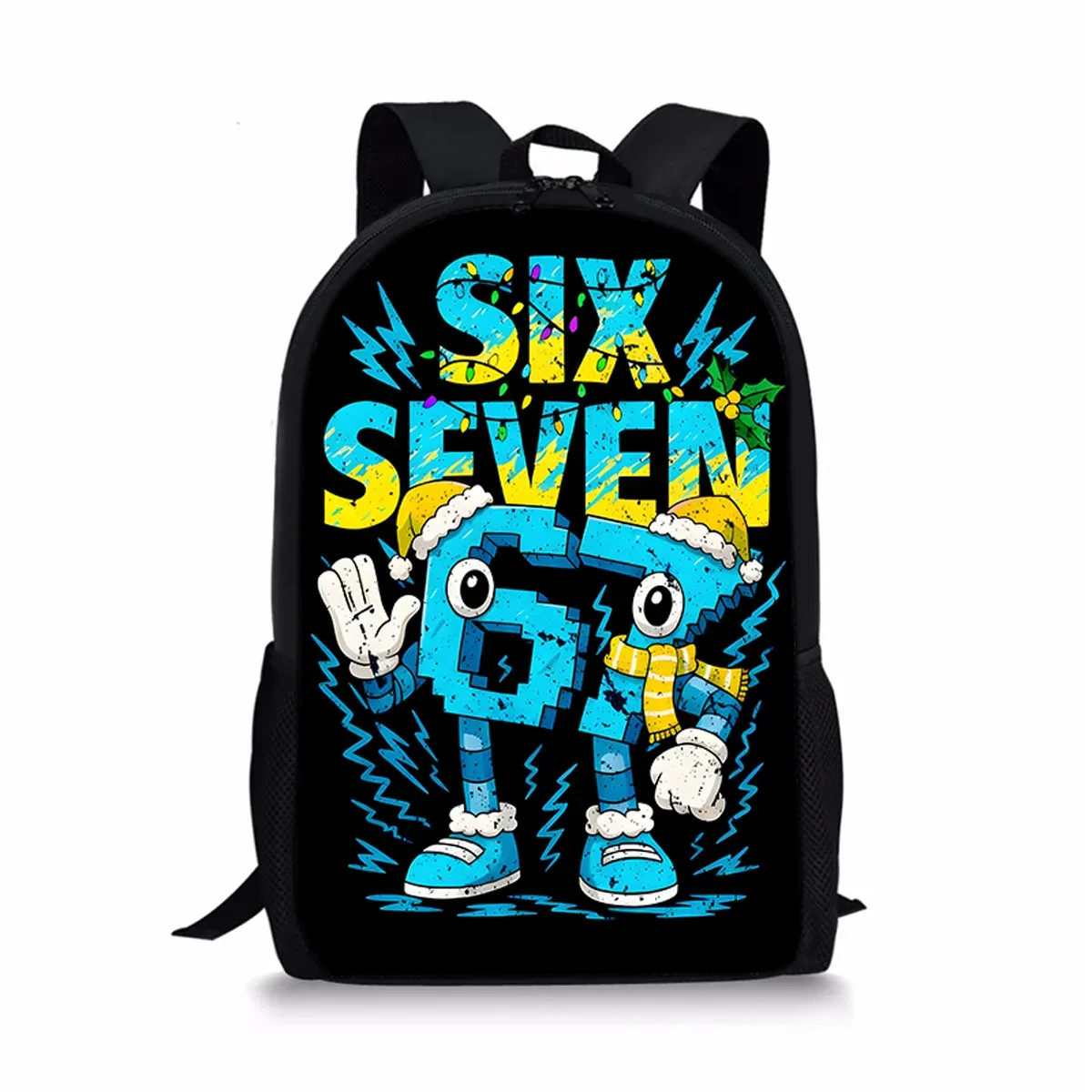 sacs à dos classiques populaires et amusants 67 six sept pour écoliers, sacs d'école imprimés en 3d, sacs à dos oxford imperméables pour garçons/filles, sacs à dos pour ordinateur portable
