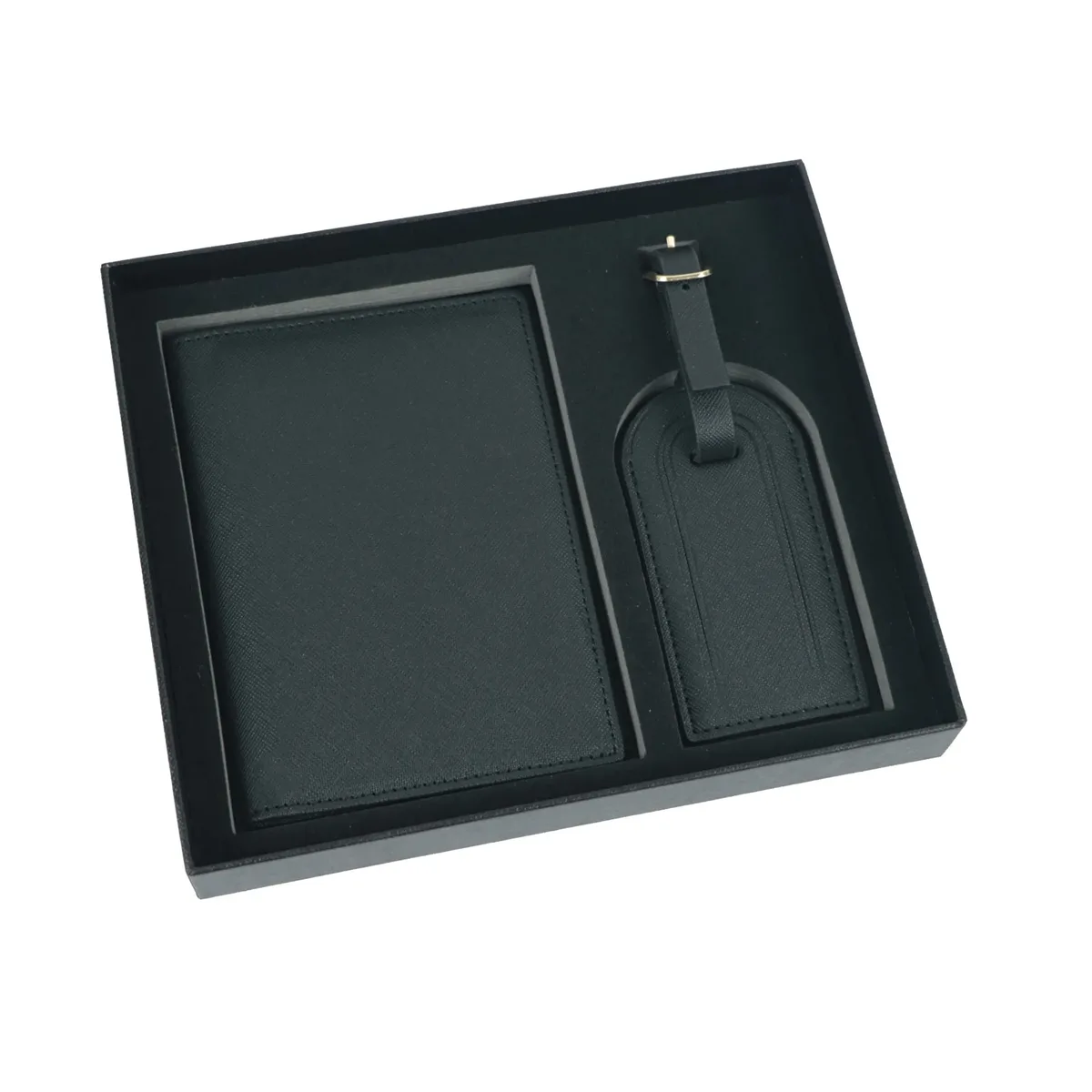 couverture de passeport avec nom personnalisable, ensemble d'étiquettes de bagages, porte-passeport, étiquette de valise de voyage, accessoires de voyage légers, embarquement