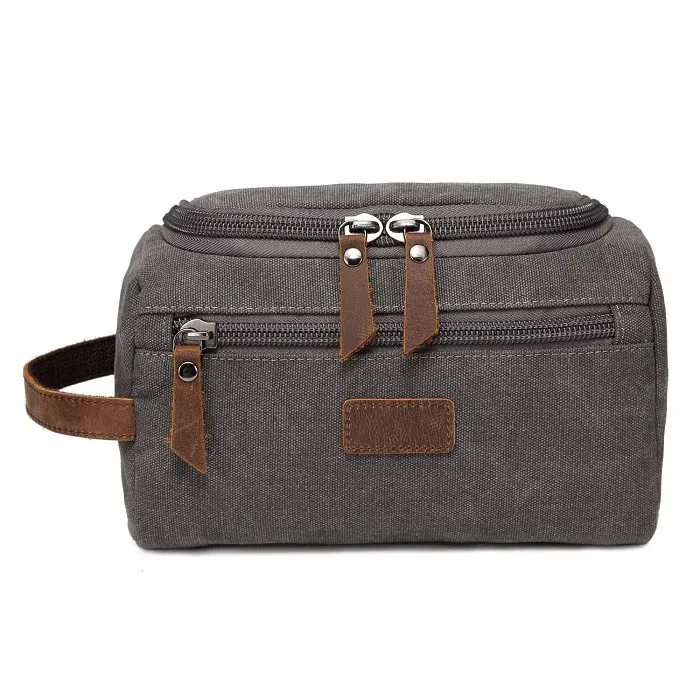 boîte de maquillage cosmétique étanche pour hommes, sac de voyage, organisateur en toile, grands nécessaire, trousse de vanité pour hommes, pochette de toilette de lavage
