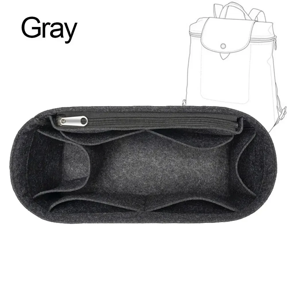 sac à dos à doublure en feutre pour femme, sac à dos longchamp le pliage, sac de voyage, insertion de sac à main à doublure, évaluateurs