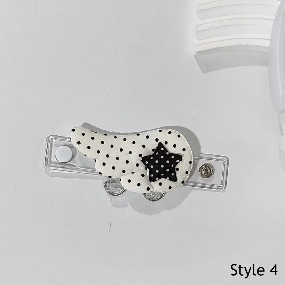 boucle de sac à dos ins, accessoires de décoration pour poupées, boucle de sac à motif, boucle d'extension étoile cœur aile, boucle d'extension de sangle de sac