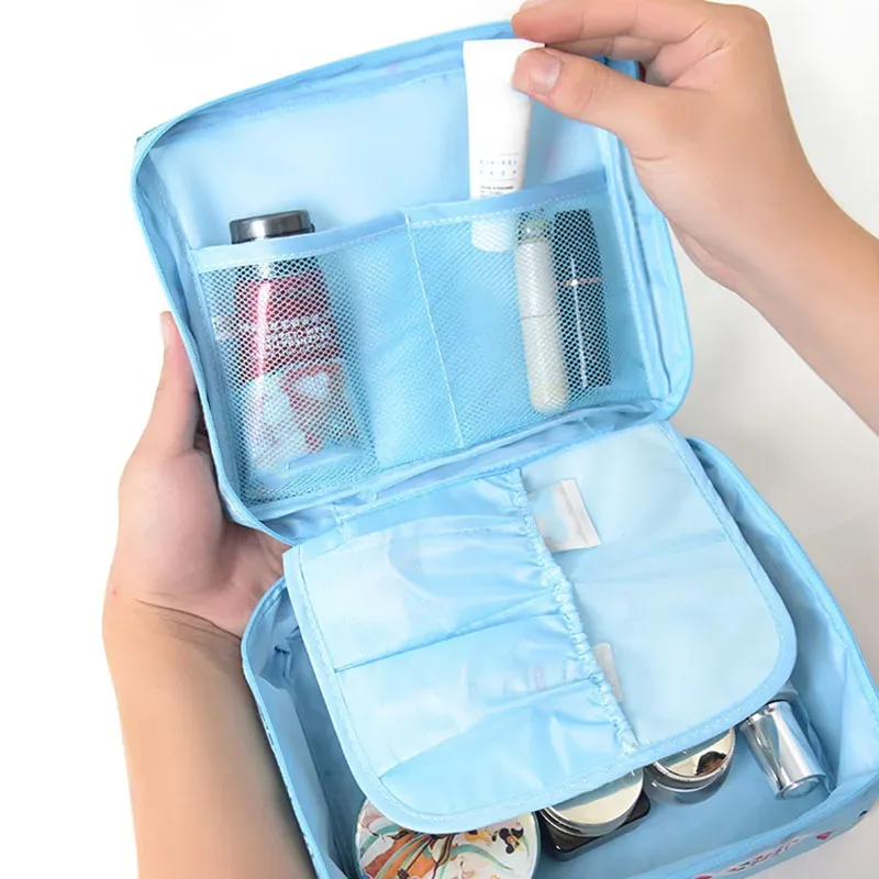 femmes en plein air organisation sac de maquillage fourre-tout grand sac cosmétique pochette beauté étanche femme voyage maquillage trousses de toilette