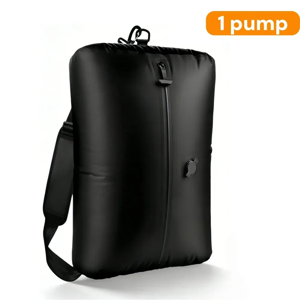 sacs de rangement sous vide 34l pour voyage, sacs de compression réutilisables pour l'extérieur avec pompe à air, organisateurs de vêtements, cubes d'emballage