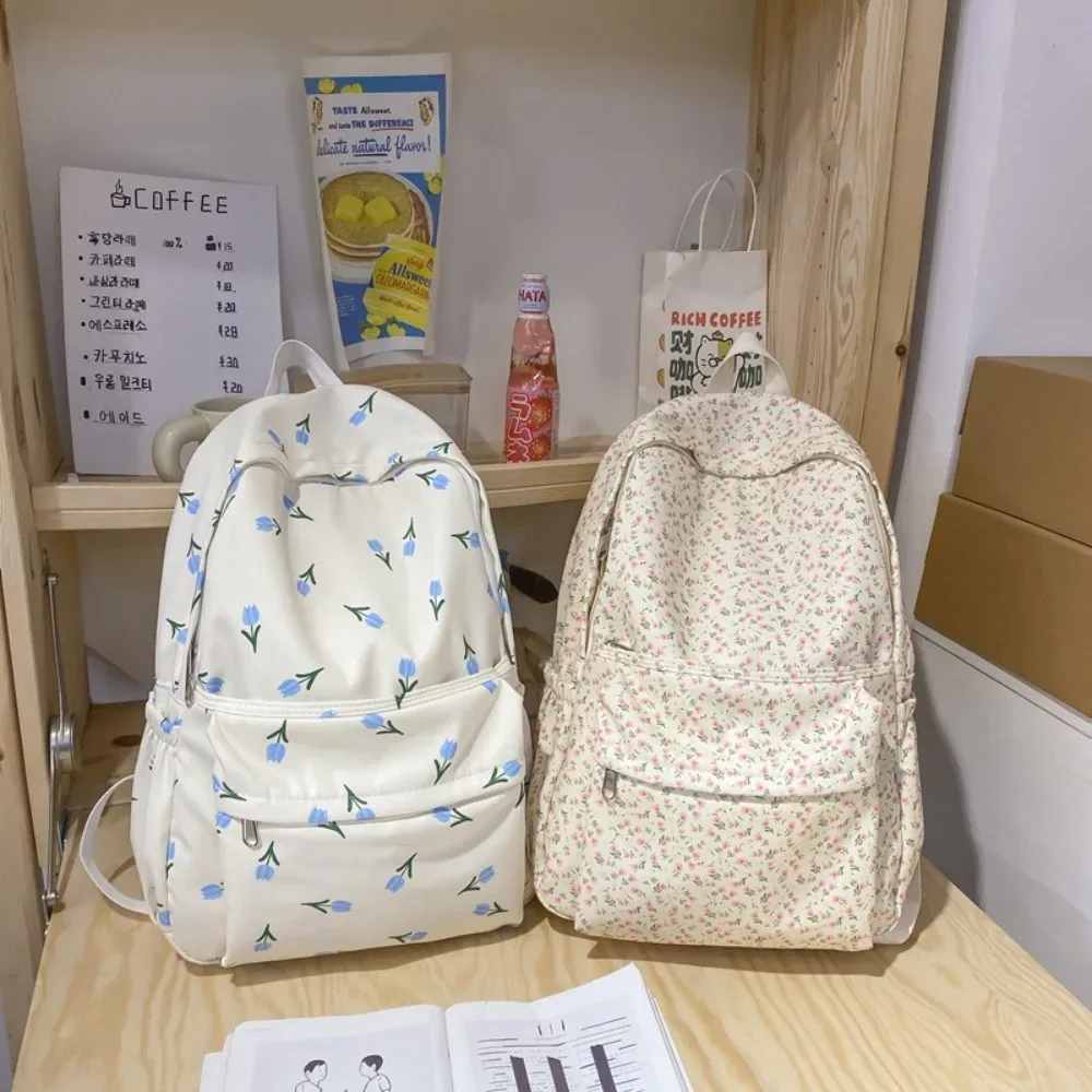 sac à dos tendance en nylon imperméable pour femmes, sac à bandoulière antivol décontracté de grande capacité, sac d'école pour adolescents, sac à dos de voyage