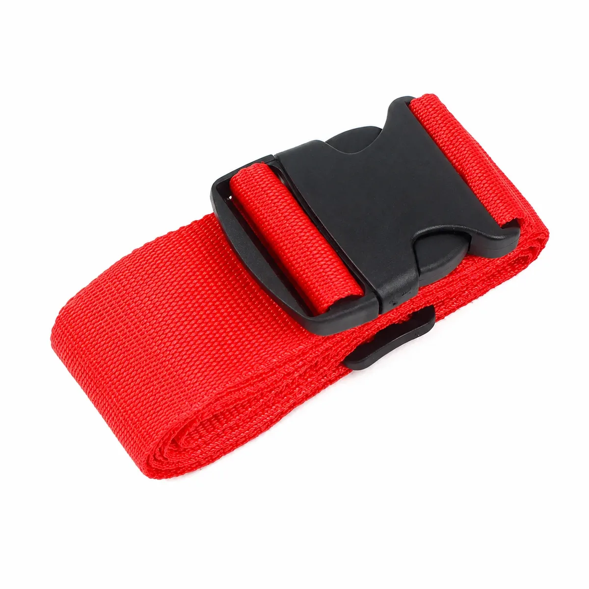 1 sangle de bagage en nylon réglable avec boucles pour valise, ceinture de transport, accessoires de voyage, sangle de fixation pour valise