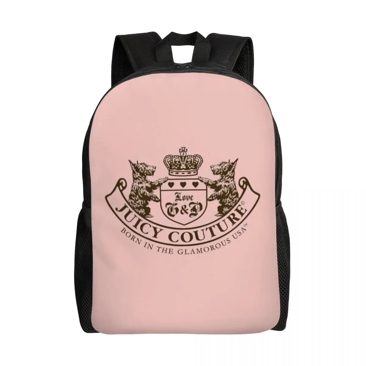 sac à dos classique juicy couture pour étudiants, garçons et filles, sac d'école, sac à bandoulière pour ordinateur portable