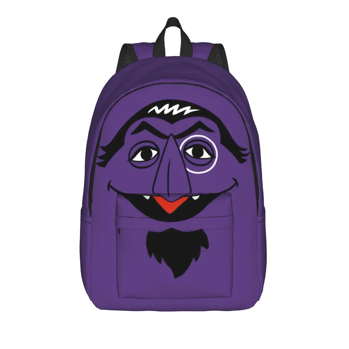sac à dos décontracté elmo, idéal pour le lycée, la randonnée, les voyages, le thème sesame street, sac à dos de jour pour hommes et femmes, sac à bandoulière pour ordinateur portable