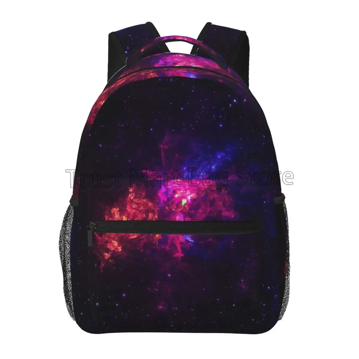 sac à dos blue galaxy starry stars pour adolescents, sac à dos pour filles et garçons, sac de voyage pour ordinateur portable, espace, lycée