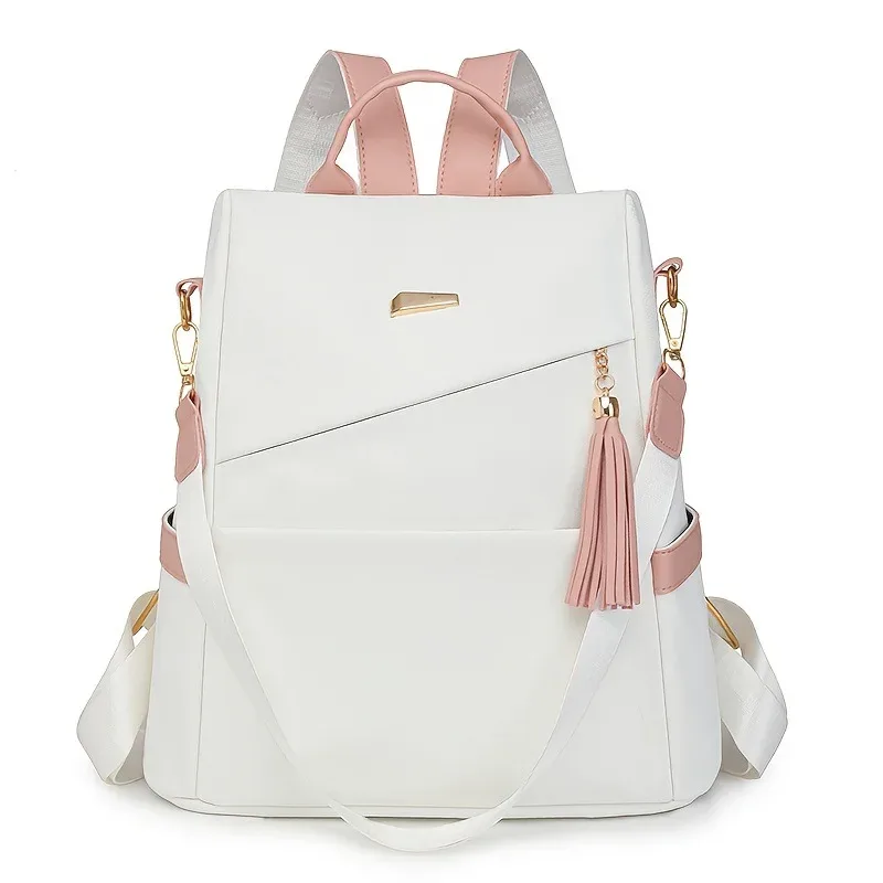 sac à dos antivol en cuir souple et tendance pour femme 2026, grand sac de voyage convertible pour ordinateur portable, léger et idéal pour les trajets quotidiens