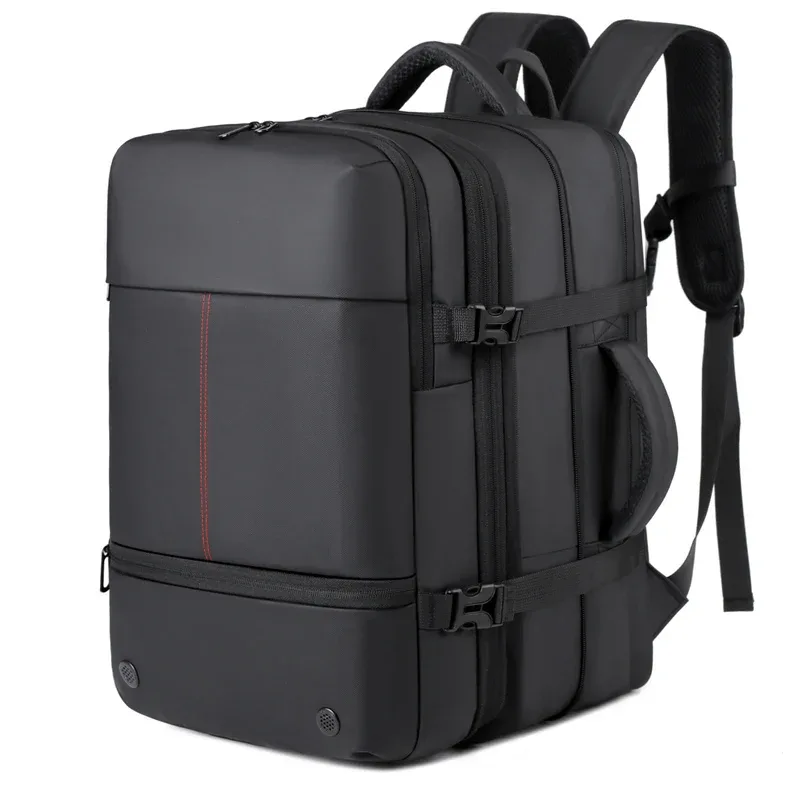 sac à dos d'affaires sous vide pour hommes, hydrofuge et extensible, sac à dos pour ordinateur portable de 15,6 pouces, sac de voyage multifonctionnel pour les déplacements