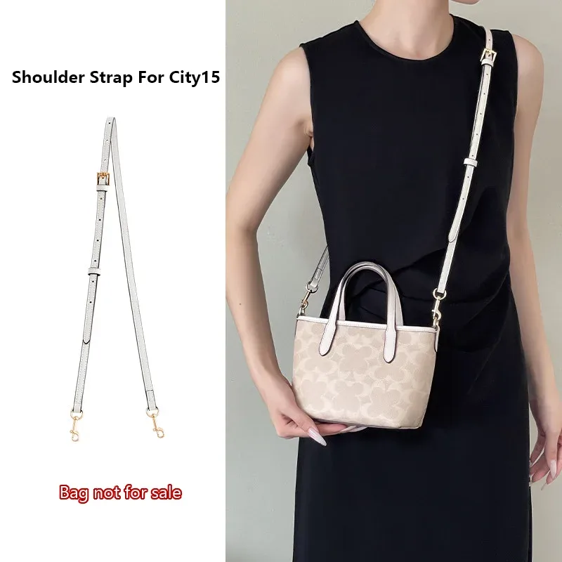 bandoulière pour sac coach city15 mini tote, sangle de sac avec chaîne décorative, accessoires de remplacement pour sac bandoulière