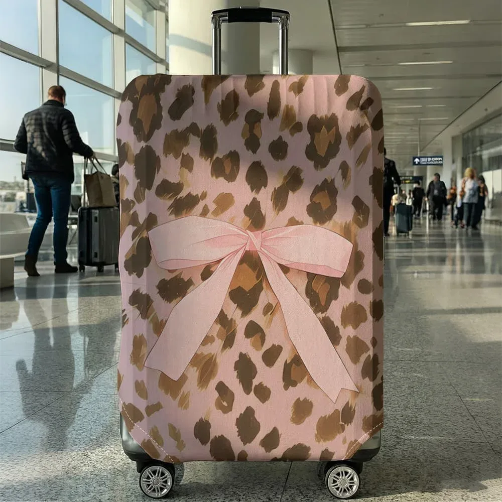 housse de protection pour bagages à motif animal, ensemble adapté aux housses de bagages de 18 à 32 pouces, housse de poignée de valise, accessoires de voyage