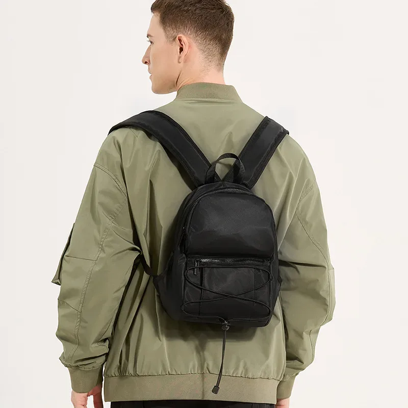 sac à dos pour hommes mode petit homme cartable à bandoulière sacs à dos de voyage mini sac à dos masculin 2026 sport de plein air noir sac à dos