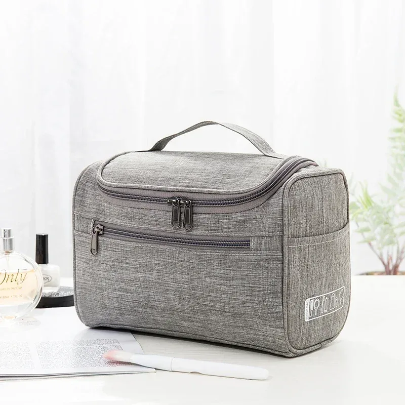 sac à cosmétiques étanche à crochet pour femmes, organisateur de voyage, trousse de maquillage pour hommes, trousse de maquillage, pochette de toilette de salle de bain, nécessaire de lavage