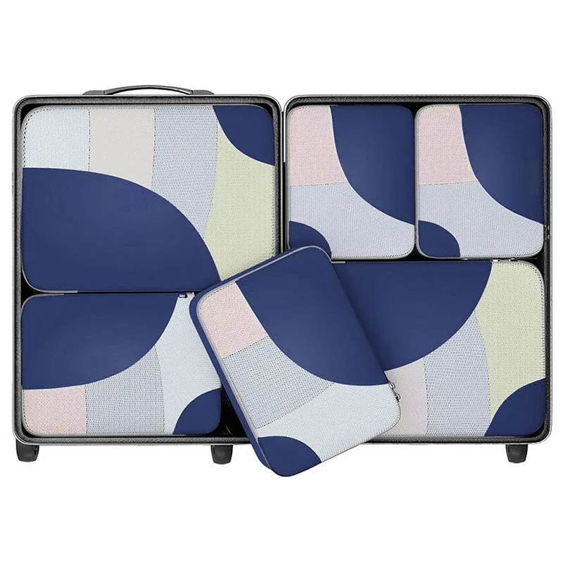 ensemble de 6 cubes de rangement pour vêtements et chaussures, sacs de voyage légers, accessoires de voyage pour valises et bagages