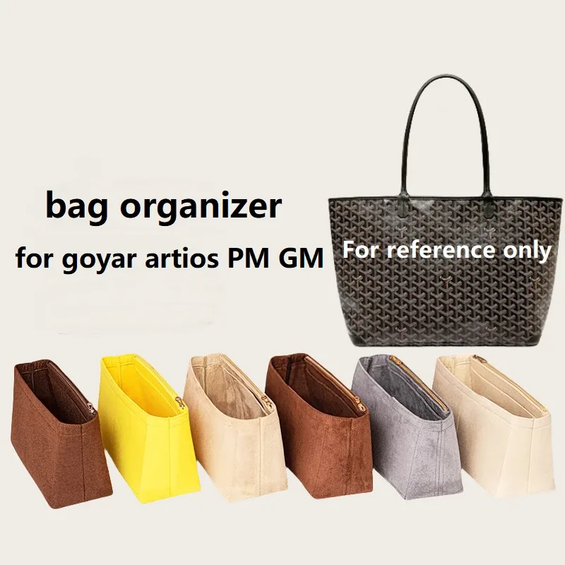 【Vente uniquement sac intérieur】 organisateur de sac insérer pour Goyard artois PM MM sac fourre-tout séparateur Shaper protecteur sac intérieur organisateur