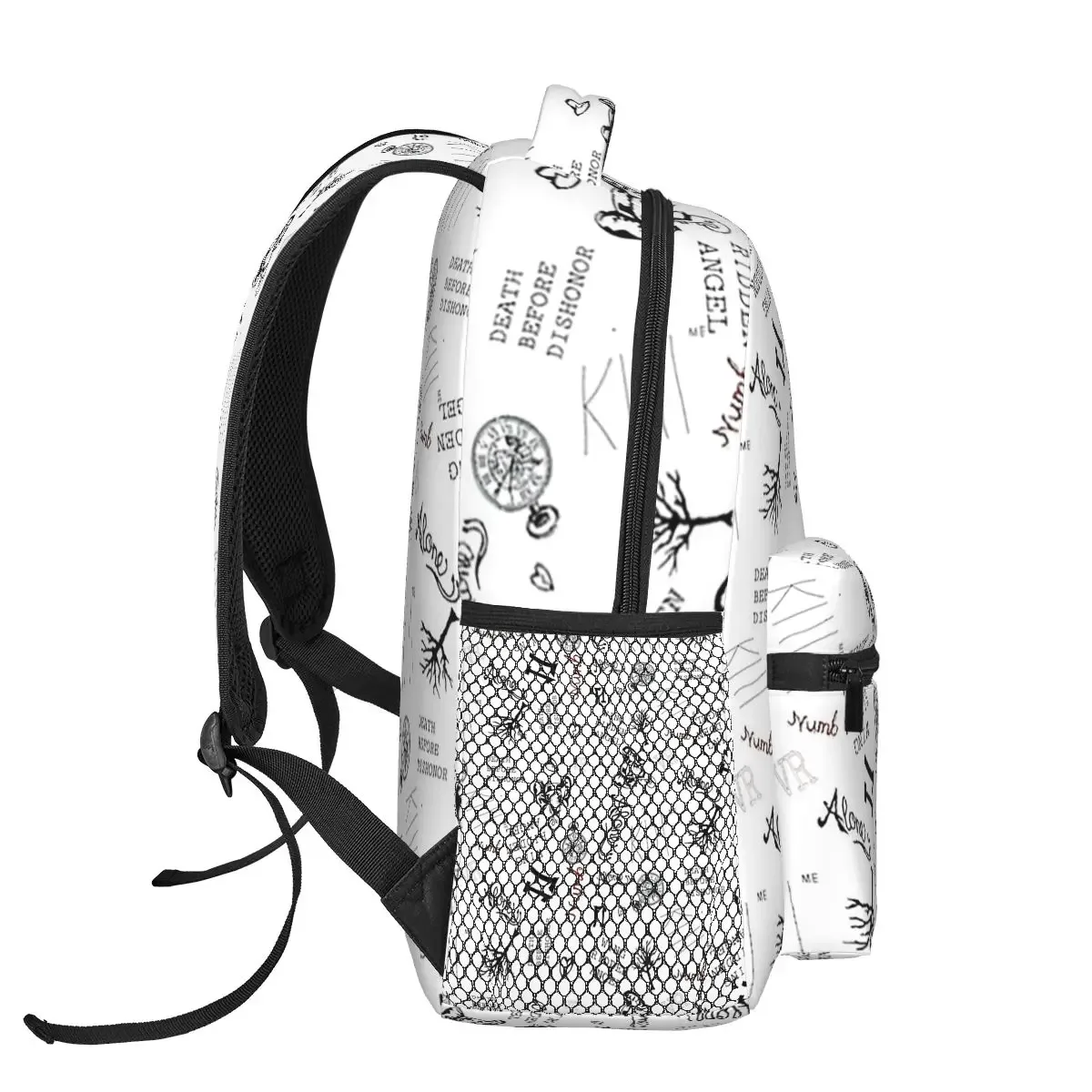 tatouages xxxtentacion, papier peint, sacs à dos, sacs à dos pour garçons et filles, sacs d'école pour étudiants, sac à dos de voyage, sac à bandoulière, grande capacité