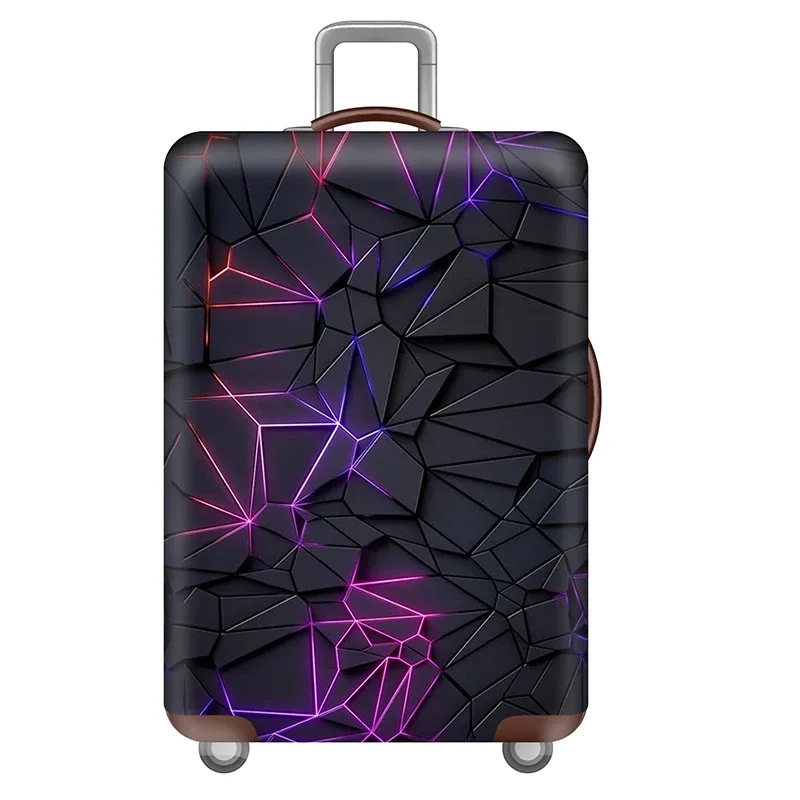 housse de protection pour bagages en tissu élastique épais, accessoires de voyage adaptés à la housse de chariot de 18 à 32 pouces