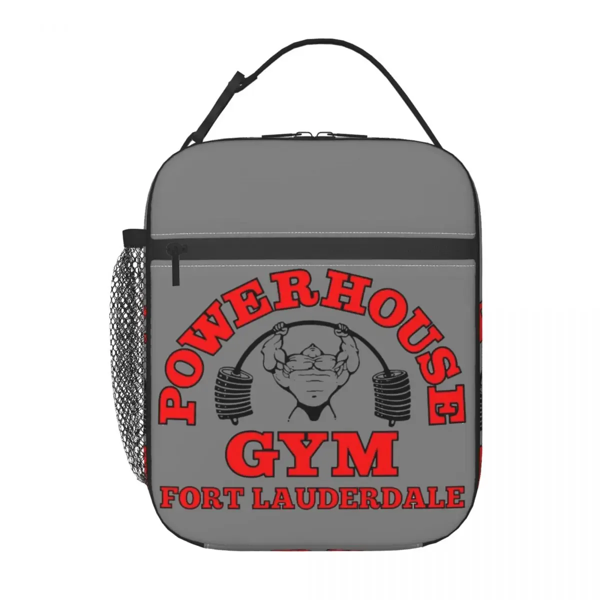 Sac isotherme personnalisé Powerhouse Gym pour femme, sac fourre-tout portable, glacière thermique, boîte à lunch pour voyage, musculation et fitness