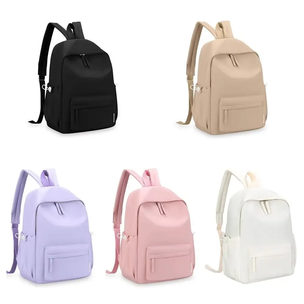 sac à dos simple et compact de couleur unie, style coréen, sac à main, sac à bandoulière pour étudiant, sac à dos décontracté de couleur unie, cadeau