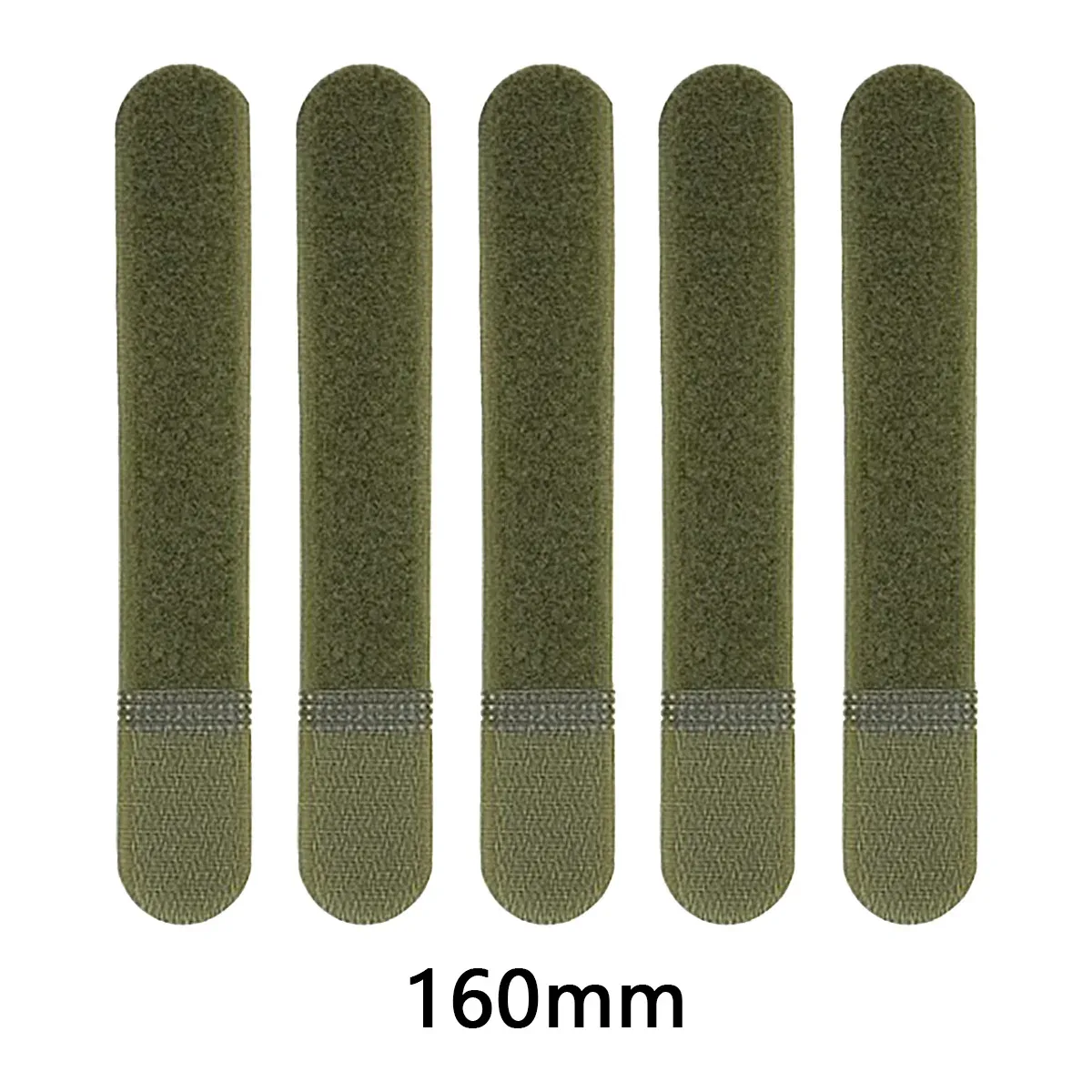 sangles d'attache de câble en nylon réutilisables, avec attache à boucle à crochet, pour organisateur de sac à dos, poignée de cordon, boucle d'emballage, fixation de sangle