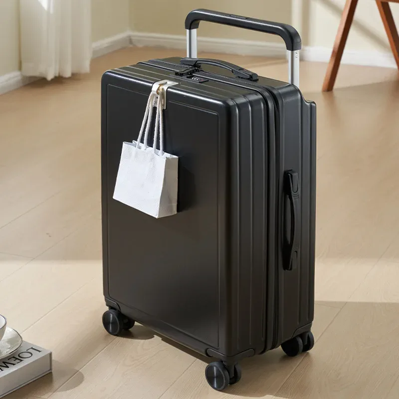 valise à roulettes large 20 pouces légère pour bagage cabine, valise de voyage multifonctionnelle 24/26 pouces grande capacité