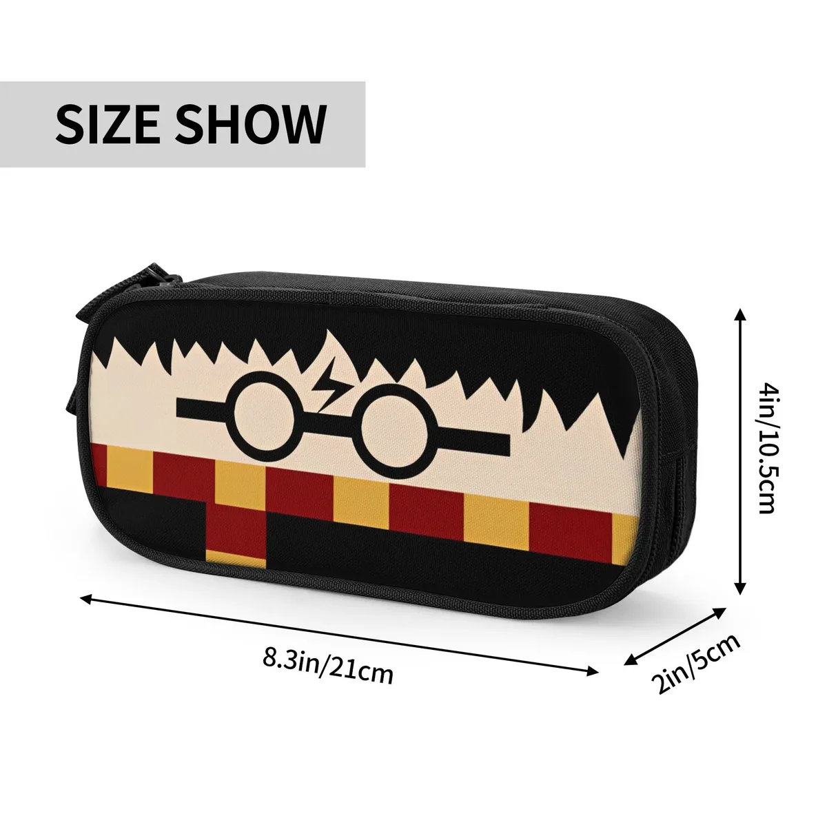 étui à crayons harry potter h-hp-p, boîte à crayons classique, sacs pour étudiants, grande capacité de rangement, trousse scolaire, trousse à cosmétiques