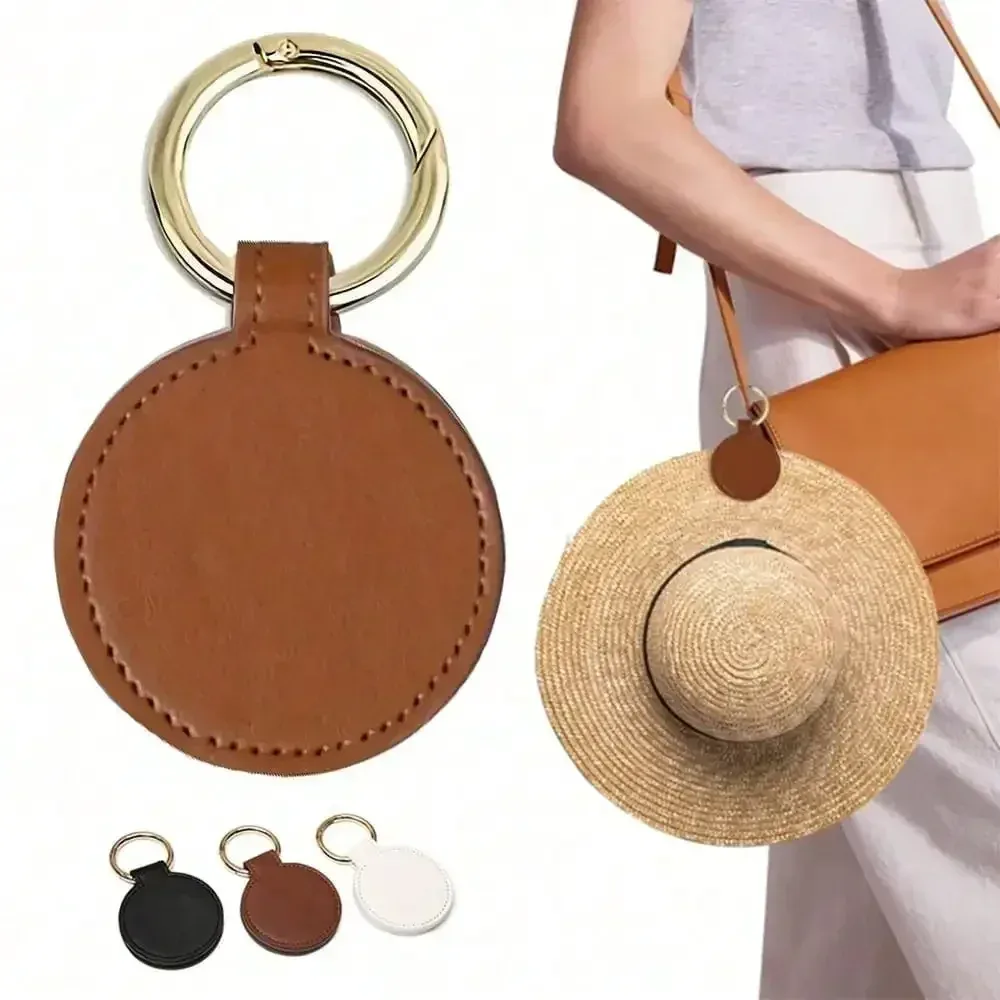 clip de chapeau magnétique puissant pour femmes, sacs à dos, bagages de voyage en plein air, accessoires en cuir pu pour étudiants, hommes et femmes, unisexe
