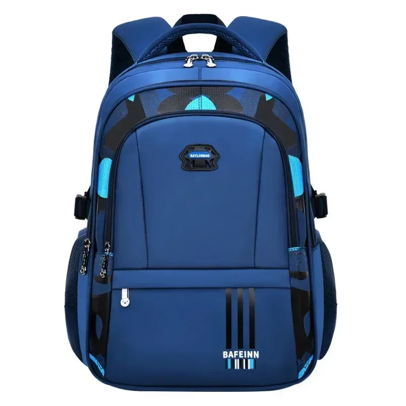 cartable pour élèves du primaire et du collège, sac à dos léger de grande capacité pour garçons, soulagement de la charge, protection de la colonne vertébrale