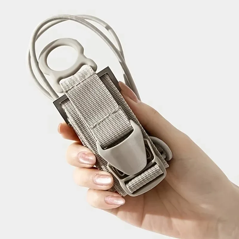 sangle de bagage réglable 2-en-1 avec boucle et verrouillage à dégagement rapide, légère et facile à utiliser, adaptée aux sacs à dos et aux costumes.