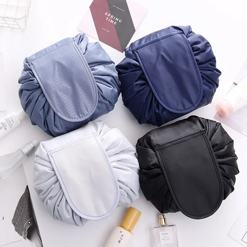 sac de voyage pour le rangement du maquillage, organiseur portable imperméable pour femmes, trousse de toilette, sac cosmétique à cordon pour femmes