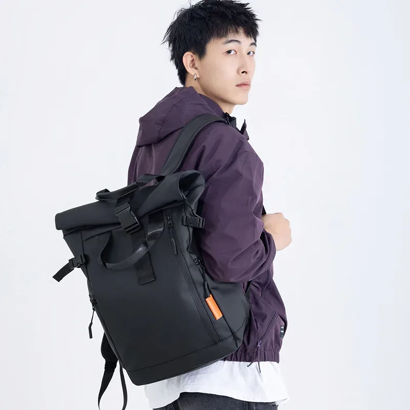 sac à dos avec couverture bouclée pour hommes et femmes, sac d'école de grande capacité, sac à dos de voyage en plein air, sac pour ordinateur portable de banlieue, nouvelle mode