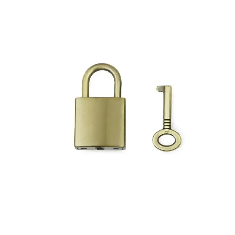 mini cadenas portable en métal, durable, antivol, avec clés, pour casier scolaire, bagages de voyage, boîte de rangement