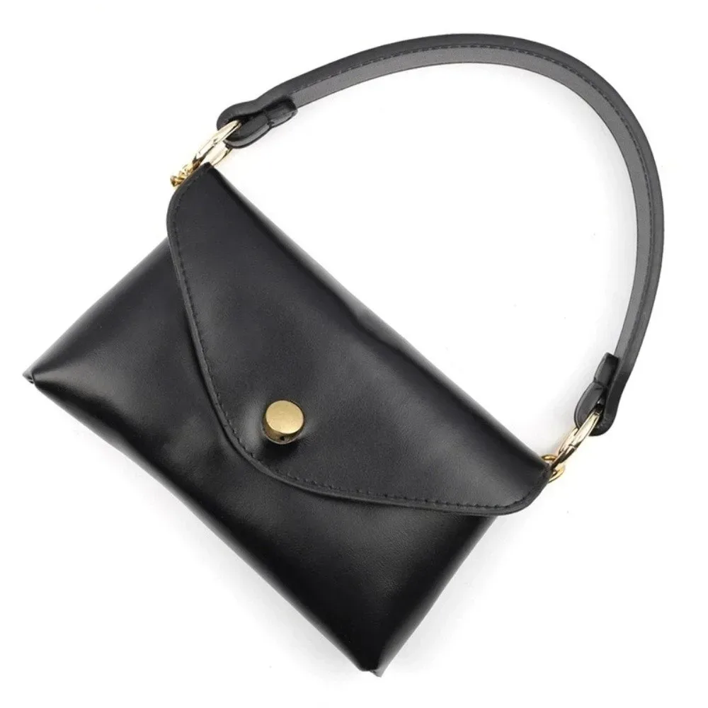 sangle de sac décontractée en cuir de 3,5 cm de large, détachable, courte, pour sac fourre-tout, poignée de remplacement durable, accessoires de ceinture et bandoulière diy