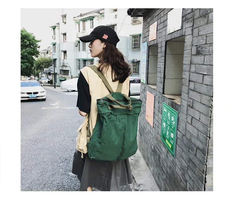sac à dos en toile pour hommes et femmes, sac d'école grande capacité pour étudiants, sac à dos tendance pour ordinateur portable, sac à dos de voyage et de plein air pour le printemps