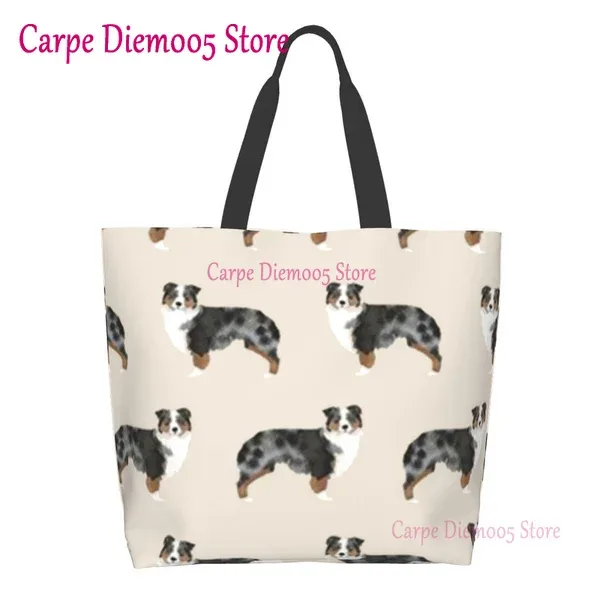sac fourre-tout grande capacité pour dames, sac pour femmes, sacs pour contribuables australiens, troupeaux de chiens, shopping d'épicerie