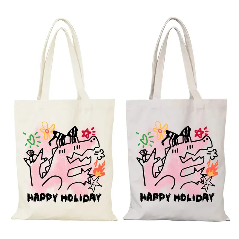 sac personnalisé mignon sac fourre-tout en toile loisirs dessin animé dame sacs nouveaux sacs à main femmes sa