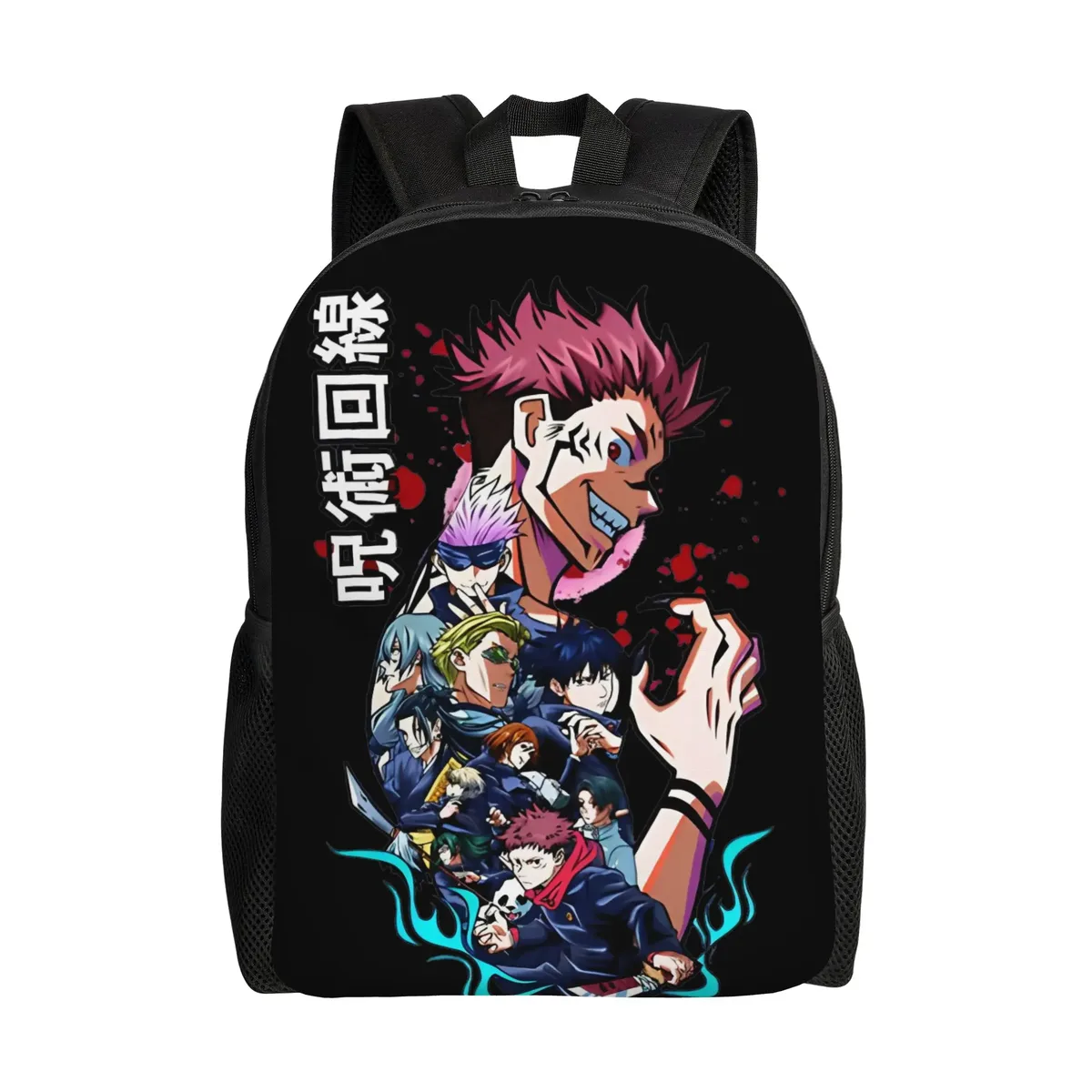 sac à dos manga gojo satoru pour hommes, femmes, adolescents, étudiants, sac de travail, sac à bandoulière jujutsus kaisens, sac à dos d'université, sac de sport
