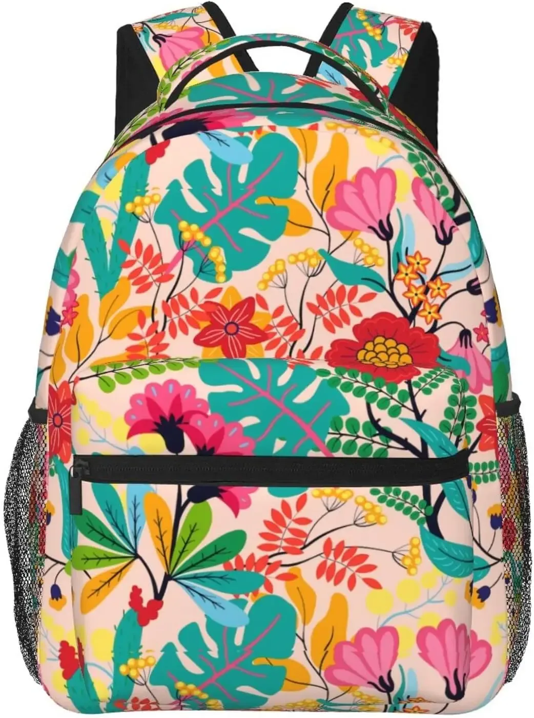 sac à dos à motifs de palmier hawaïen pour homme et femme, joli cartable pour ordinateur portable, voyage, randonnée, camping