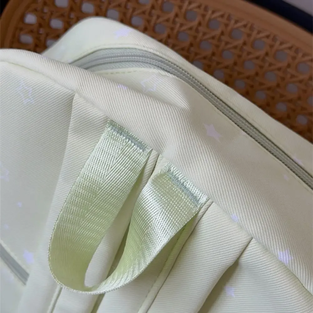 Sac à dos transparent Kawaii à imprimé étoiles, sac d'école Lolita Itabag, sac à dos Y2K pour étudiants, sac de voyage DIY