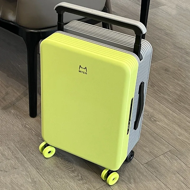 valise klqdzms 20 pouces en abs + pc, grande capacité, valise à roulettes, valise pour femme, valise à code pour homme, bagage à roulettes