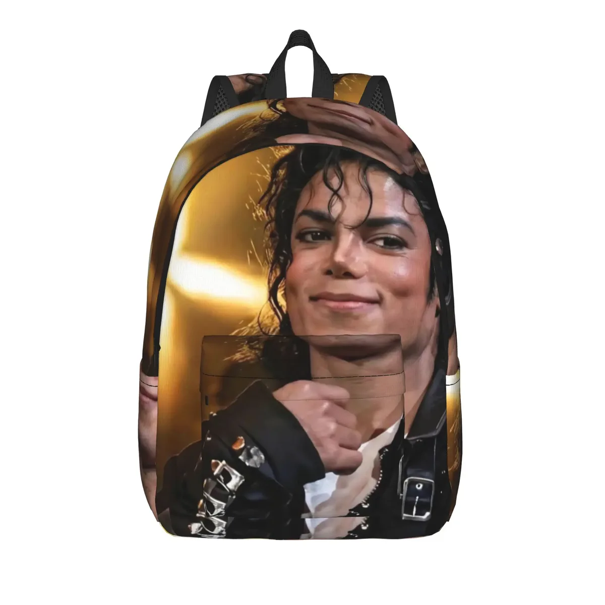 sac à dos michael jacksons musical movie 2026 avec poche, sac à dos de travail pour étudiants, sac à dos de jour pour hommes et femmes, sacs en toile pour ordinateur portable