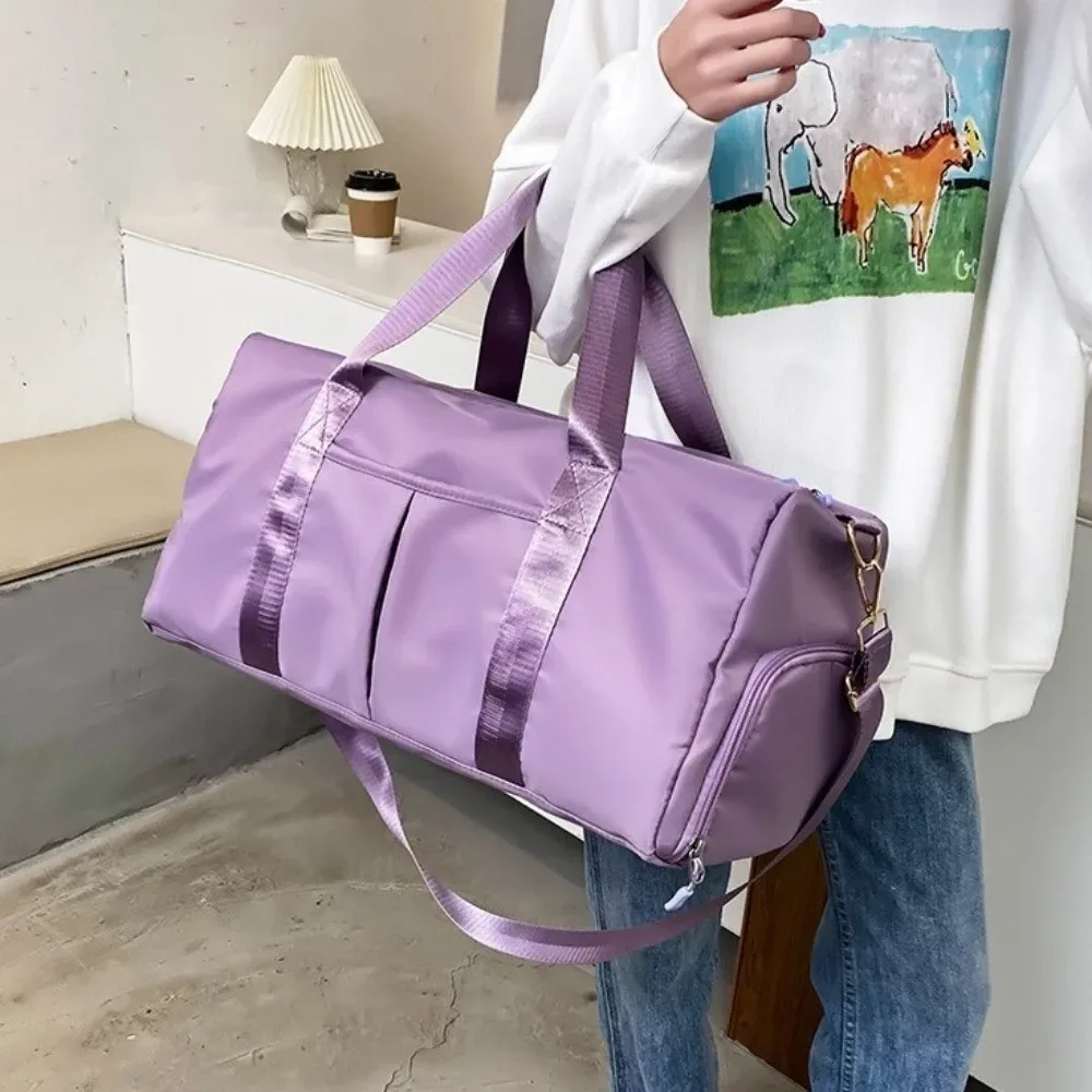 sac de voyage oxford, sac de sport multifonctionnel en nylon pour courtes distances avec compartiment à chaussures, multi-couches