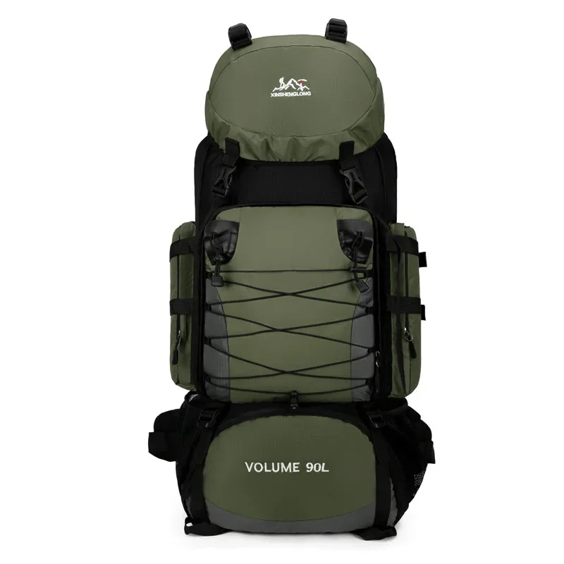 grand sac à dos de camping pour hommes et femmes, sacs de voyage, bagages de randonnée, sacs initiés, escalade en plein air, trekking, sac de voyage, 90l