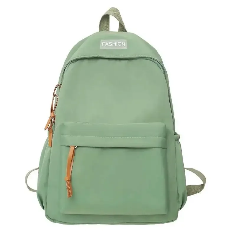 sac à dos simple de couleur unie, nouvelle mode, version coréenne, style ins pour collégiens et lycéens, 2025