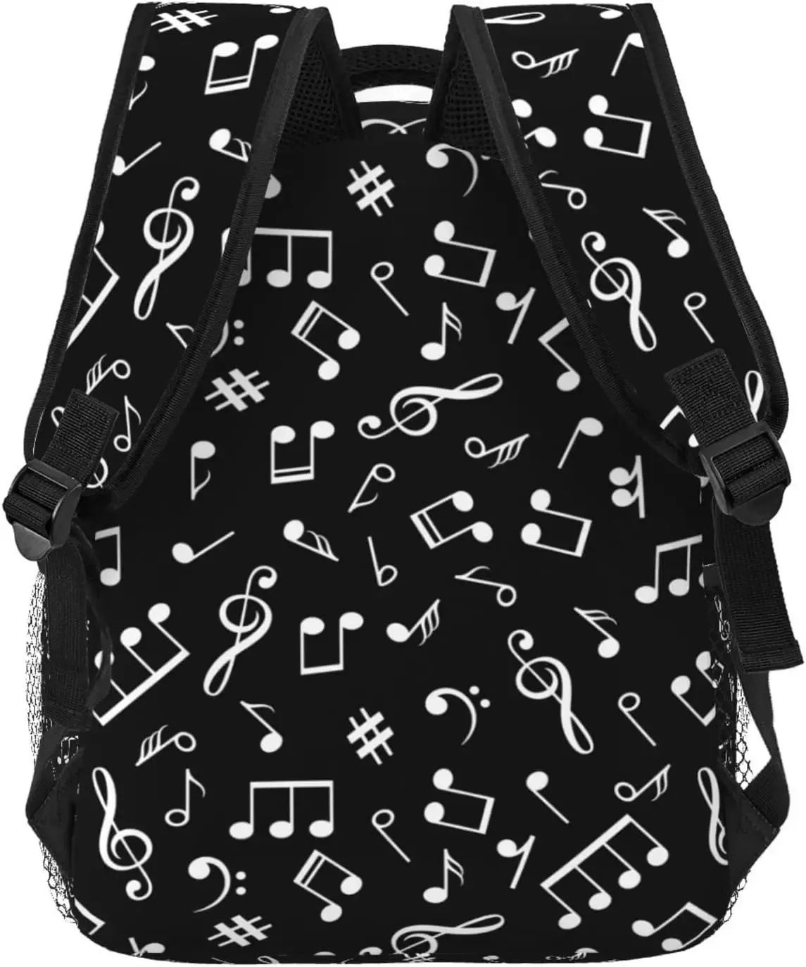 sac à dos de notes de musique pour hommes et femmes, sac à dos de piano, sac à dos d'ordinateur, sac à livres de voyage, sac à dos de camping, sac à dos de randonnée, sac à dos à la mode